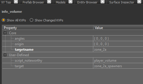 Properties view A