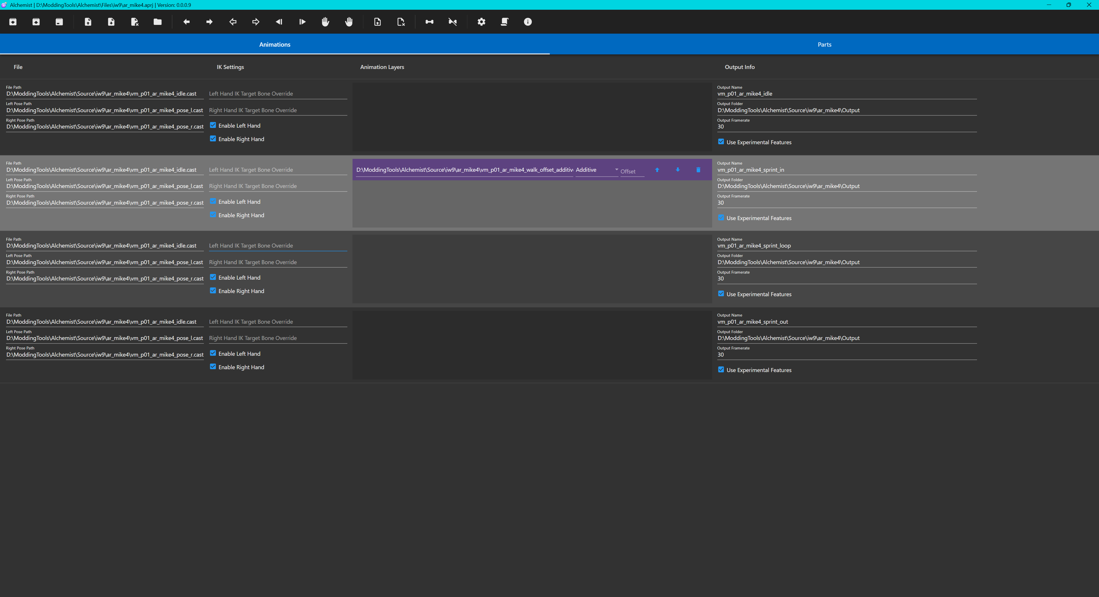 Alchemist Column Fixes